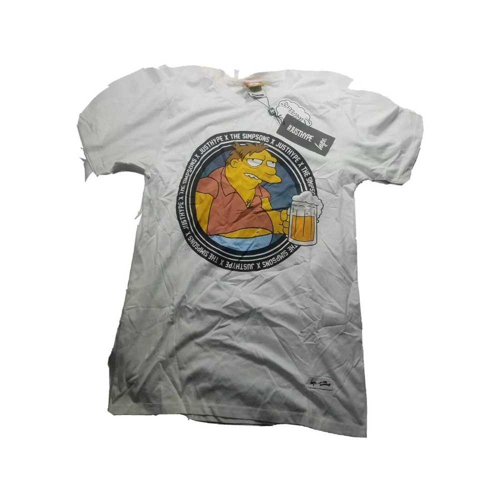 Hype X Simpsons Graphic T-Shirt NWT‎ Size Medium White